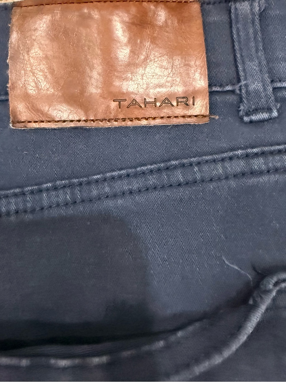 Tahari Men's Slim W38 L32 Jeans Navy Blue - Picture 4 of 5